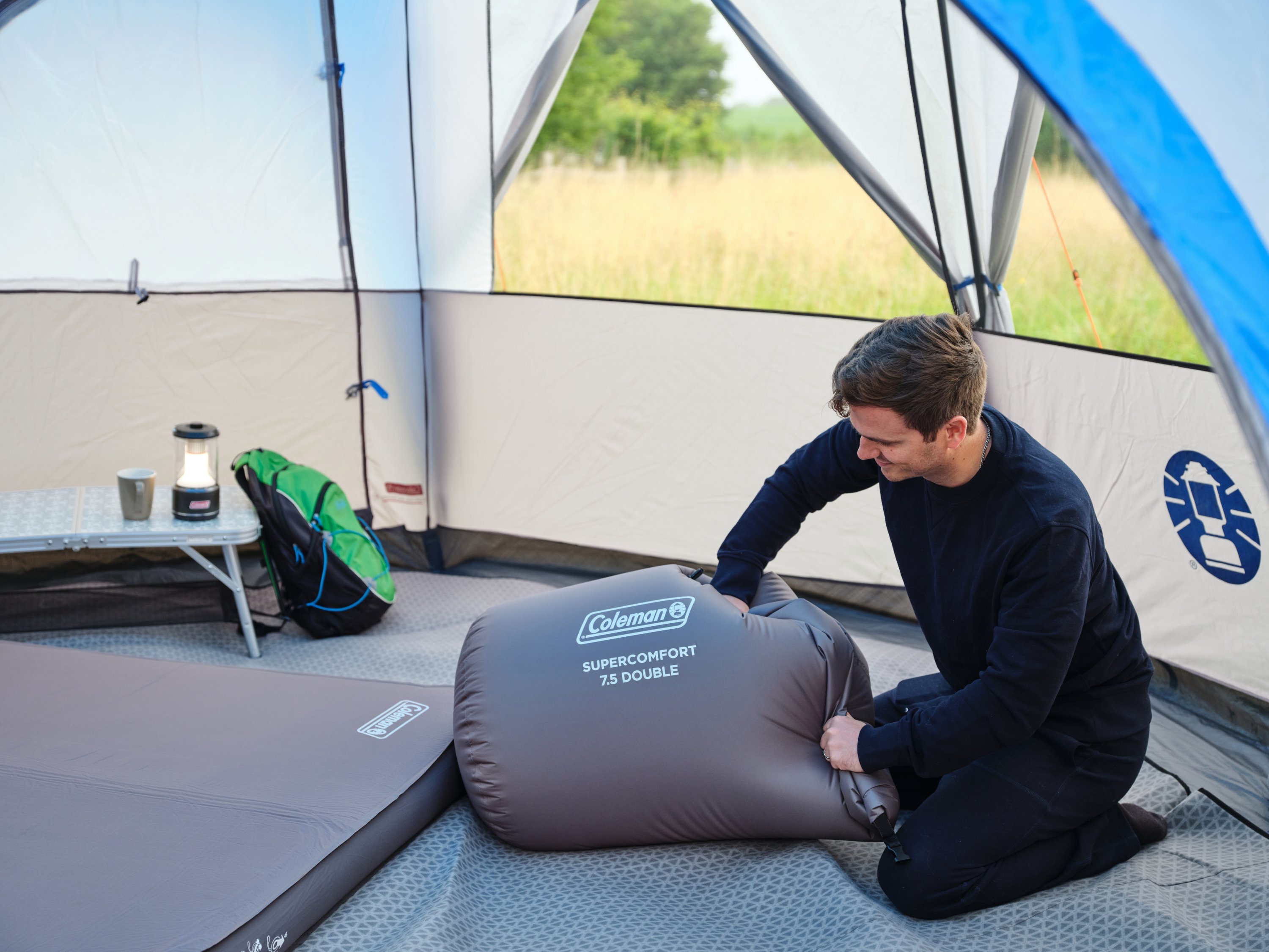 Supercomfort Self-Inflating Sleeping Mat 7.5cm Double | Coleman UK